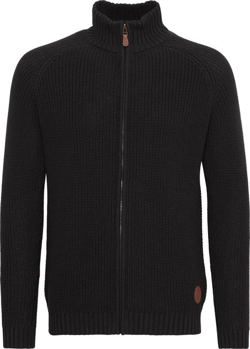 Actual product image Solid Xenos Men's Cardigan Chunky Knit Jacket With Funnel Neck Made Of 100% Cotton (XL)