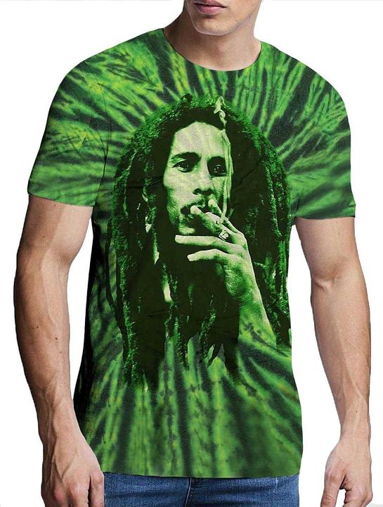 Produktbild Bob Marley Unisex Adult Smoke Tie Dye T-Shirt (XXL)