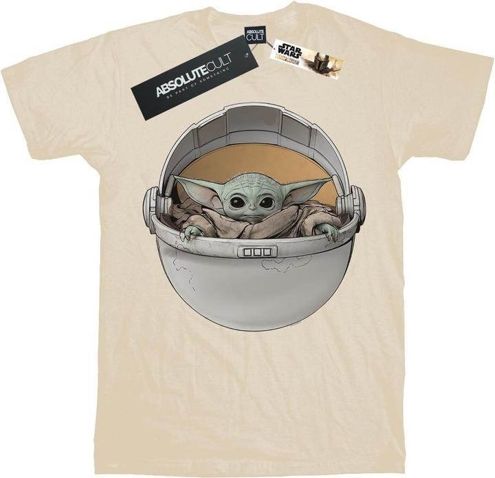 Immagine prodotto Star Wars The Mandalorian The Child Basket Maglietta Uomo (L)