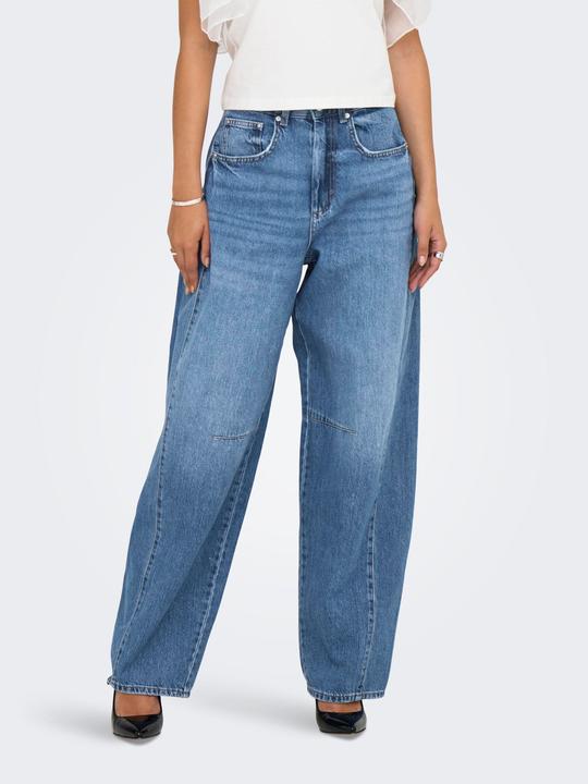 Produktbild Only ONLHORSESHOE Mittlere Taille Barrel Fit Jeans Jeans mit weitem Bein (25)