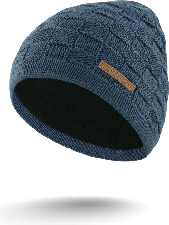 Normani Merinowoll-Mütze mit Design Yuma (One Size)