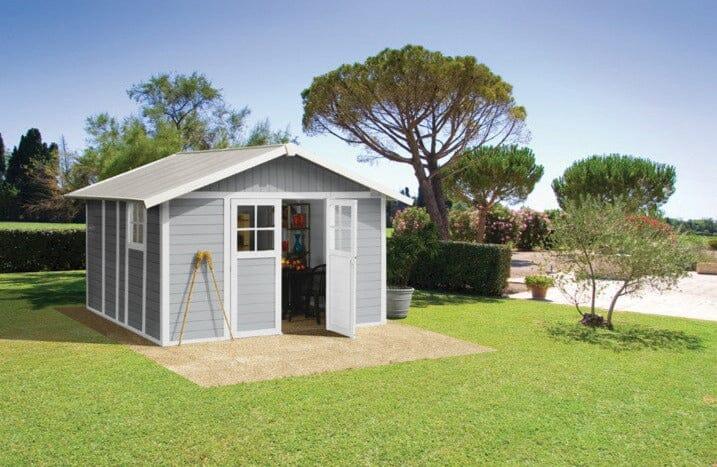 Immagine prodotto Grosfillex Casetta da giardino Deco H 11 XL 315 x 355,5 cm grigio-bianco