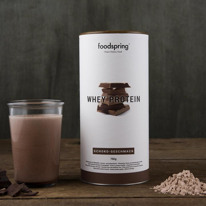 Actual product image Foodspring whey protein (Chocolate, 1 pcs., 750 g)