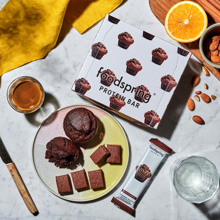 Immagine prodotto Foodspring Barretta proteica (Muffin al cioccolato, 12 pz., 720 g)