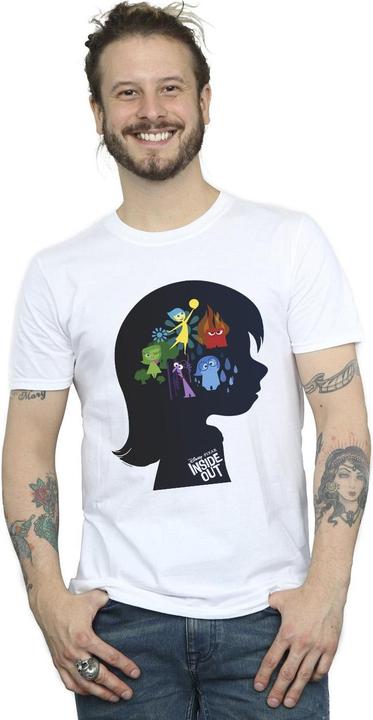 Immagine prodotto Disney Inside Out Head Silhouette Maglietta Uomo (XL)