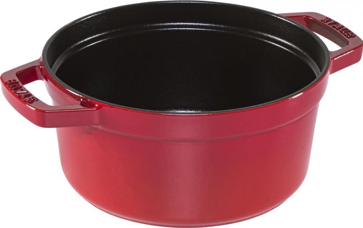 Immagine prodotto Staub Tostatore rosso ciliegia (20 cm, Pirofila + casseruola, Ghisa, Smalto)
