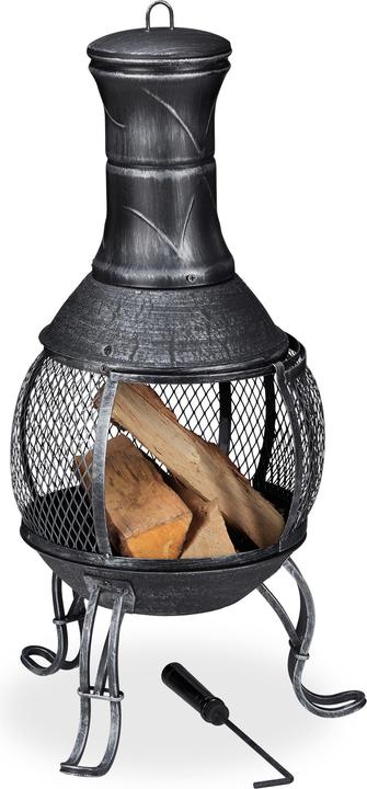 Image du produit Relaxdays Brasero mexicain, gris