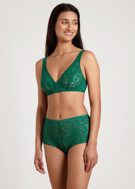Actual product image Calida BH "Natural Comfort Lace" dunkelgrÃ¼n (Single pack, 80 A)