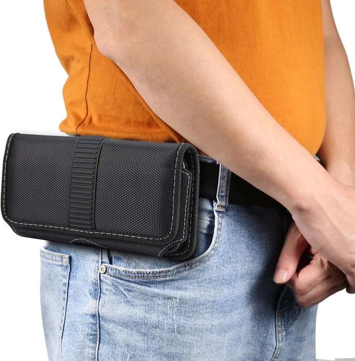 Actual product image Cover-Discount Horizontal Oxford Belt Bag with Clip / XL