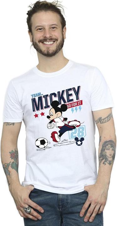 Actual product image Disney Mens Mickey Mouse Team Mickey Football T-Shirt (3XL)