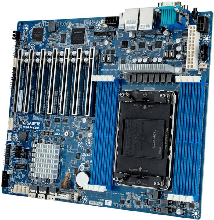 Immagine prodotto Gigabyte Scheda madre MS03-CE0 ATX Socket 4677 singolo (LGA 4677, Intel C741, ATX)