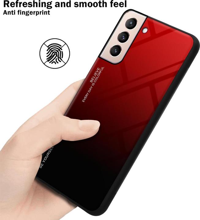 Image du produit Cadorabo Couverture en verre TPU 2 couleurs (Samsung Galaxy S21+)