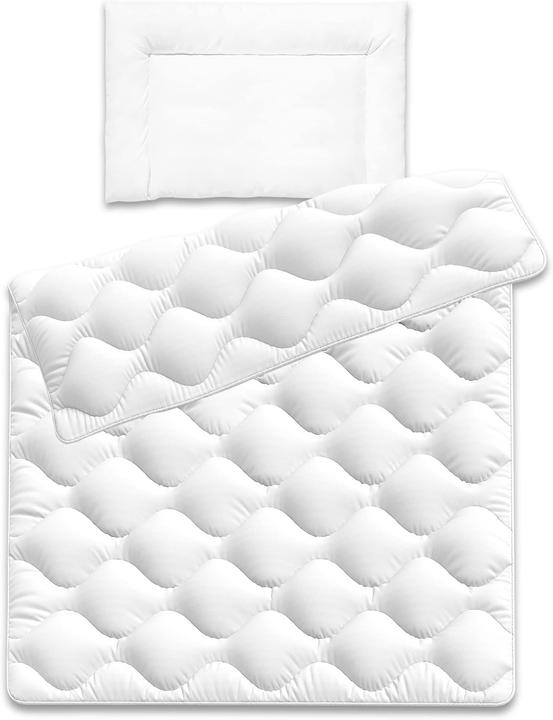 Image du produit Milkii Duvet Steppdecke 135 x 100 cm + Kissen 40 x 60 cm, 4-Jahreszeiten (135 x 100 cm)