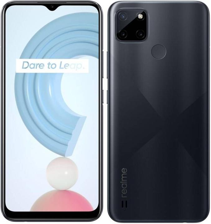 Immagine prodotto realme C21Y (3GB+32GB) nero incrociato (32 GB, Croce Nera, 6.50", Doppia SIM, 13 Mpx, 4G)