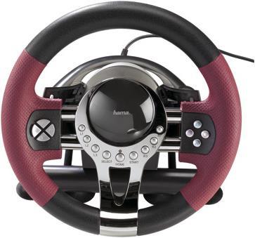 Hama Racing Wheel Thunder V5 fuer PS3 (PS3, PC)