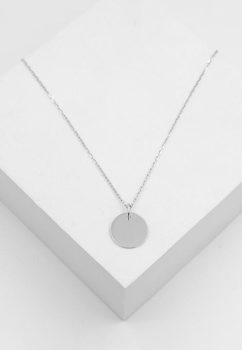 Produktbild Muau Gravurplatte Rund (Weissgold)
