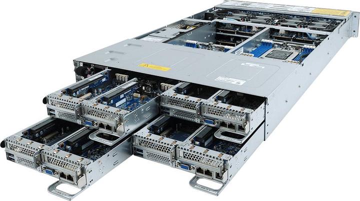Actual product image Gigabyte H262-Z62 MZ62-HD0 2U4N ROME.