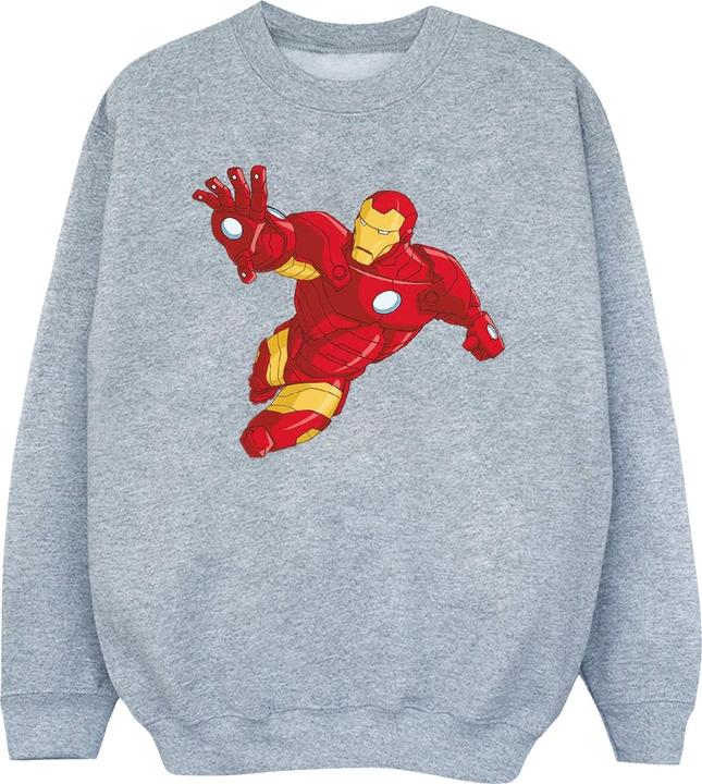 Actual product image Girls Iron Man Simple Sweatshirt (152, 158)