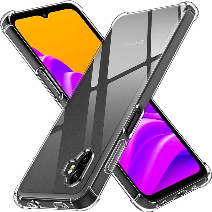 Produktbild Screenguard Samsung Galaxy Xcover6 Pro Hülle Crystal Soft Airbag Bumper (Samsung Galaxy XCover 6 Pro)