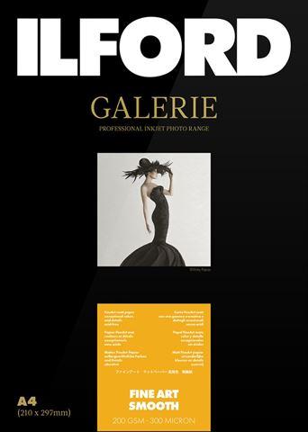 Actual product image Ilford Gallery FineArt Smooth 200g A2 25 sheets (200 g/m², A2, 25 x)