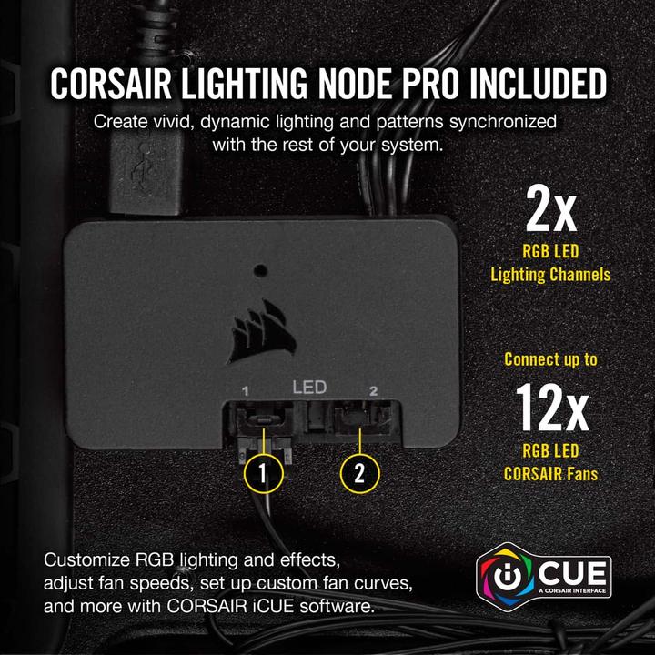 Actual product image Corsair Ll140 (140 mm, 2 x)
