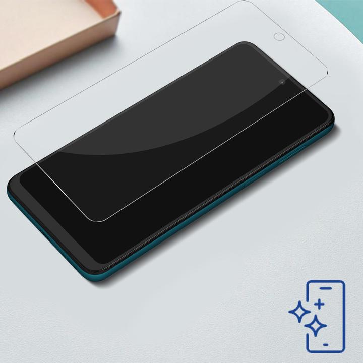 Actual product image 3MK hybrid glass Flexible 2.5D for Motorola Moto G22 (1 Piece, Motorola Moto G22)