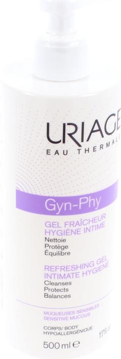 Immagine prodotto Uriage Gyn-Phy Gel rinfrescante per l'igiene intima 500ml (500 ml, Gel intimo)