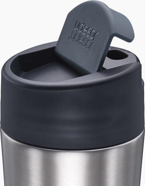 Actual product image Joseph Joseph Sipp steel stainless steel travel mug flip lid 454 ml Anth. (0.45 l)