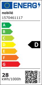 Energielabel Nobile LED paneel Q2S 1570461310