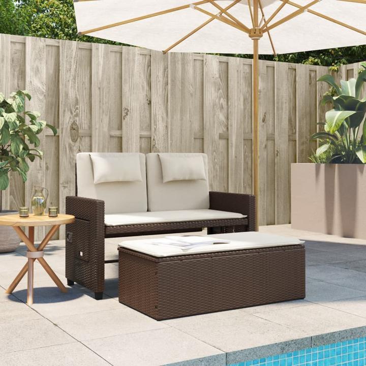 Actual product image VidaXL 10-piece garden lounge set with cushions