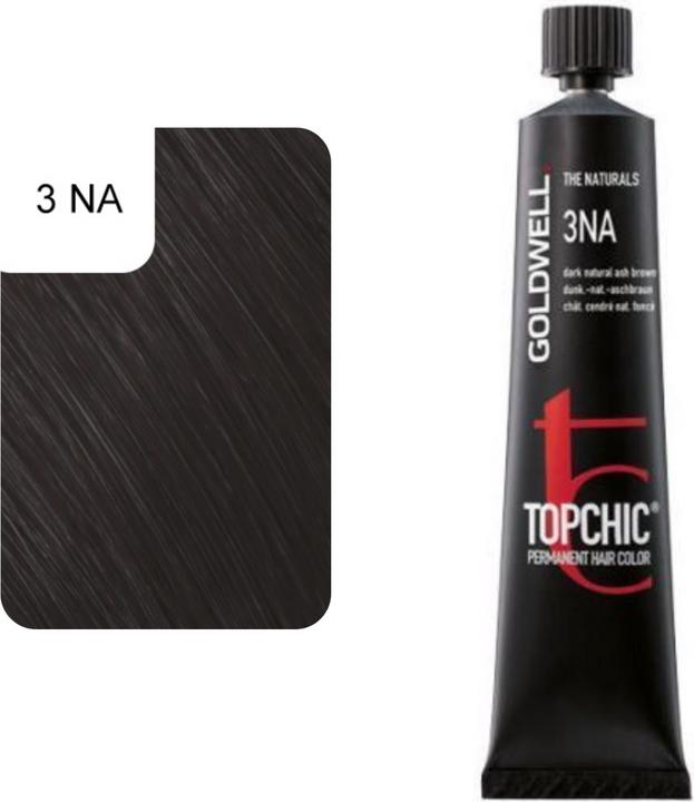 Actual product image Goldwell Topchic (3NA Dark Natural Ash Brown)