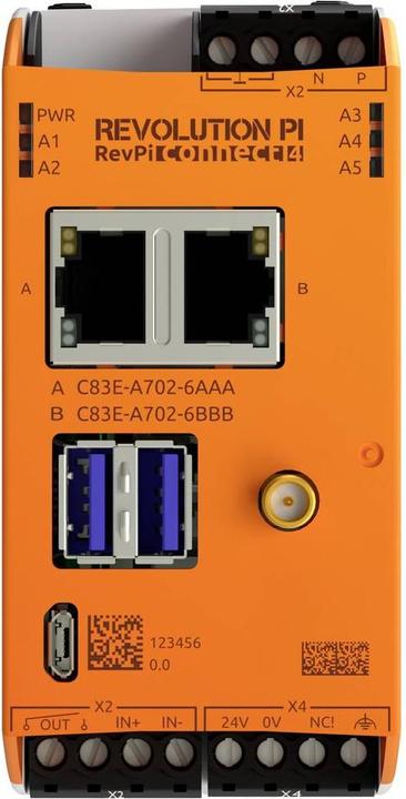 Produktbild Kunbus RevolutionPi Connect 4 PR100377 SPS-Erweiterungsmodul