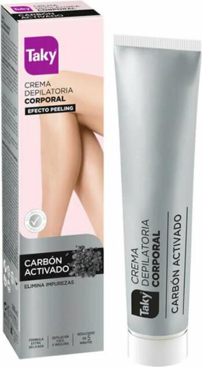 Actual product image Taky CARBON ACTIVADO crema depilatoria corporal 200 ml (200 ml, 1 x)