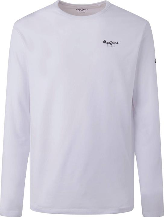 Pepe Jeans Original Basic T-Shirt Long Sleeve White