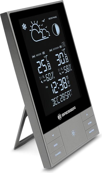 Produktbild Explore Scientific Bresser Optics ClimateTemp NDV Anthrazit, Metallic, Silber LCD DC/Batterie