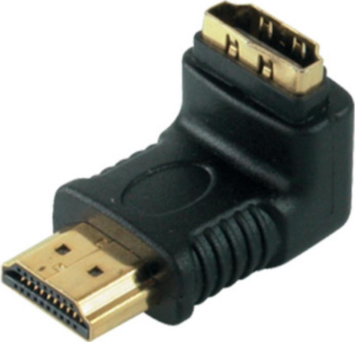 Produktbild Shiverpeaks S/CONN maximum connectivity Adapter, HDMI-Stecker auf HDMI-Kupplung, Winkelausführung, Abgang nach u (HDMI Modulator)