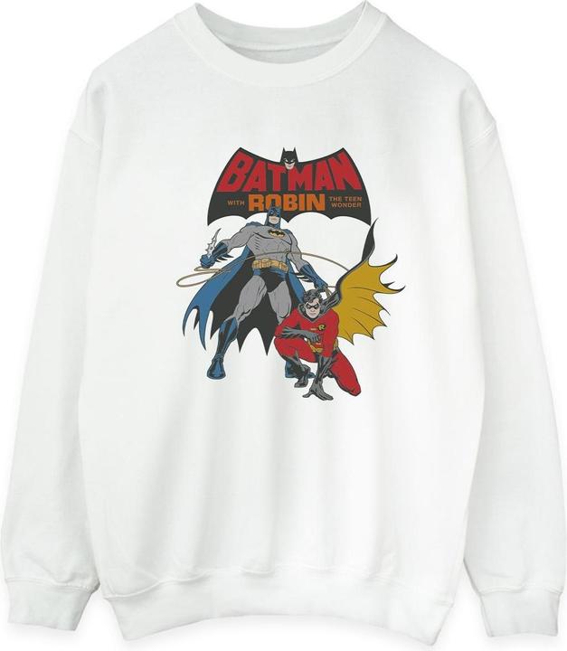 Batman und Robin Sweatshirt aus Baumwolle