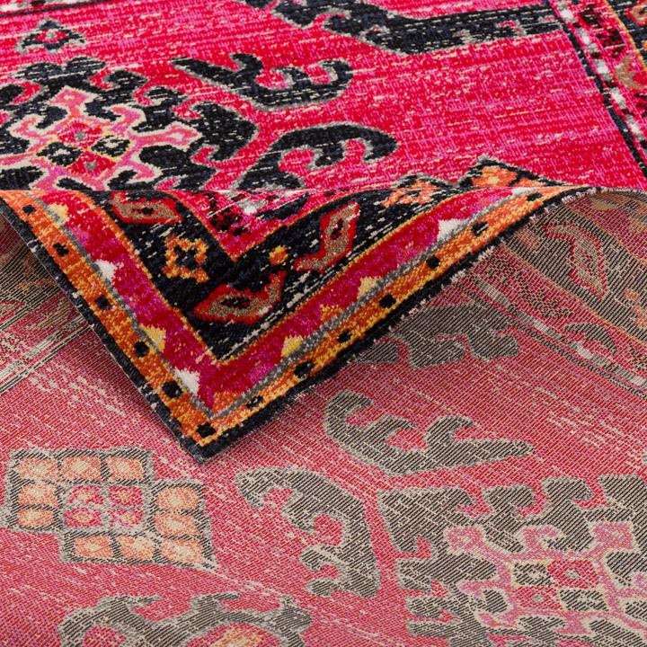 Actual product image Pergamon Kurzflor Designer Teppich Modern Vintage Orient Muster (200 x 290 cm)