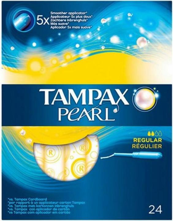 Actual product image Tampax PEARL tampón regular 24 uds (24 x)