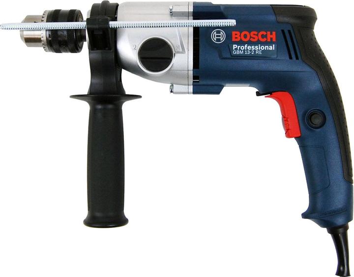 Image du produit Bosch Professional Perceuse GBM 13-2 RE, avec mandrin à couronne dentée 1,5 - 13 mm (Fonctionnement sur secteur)