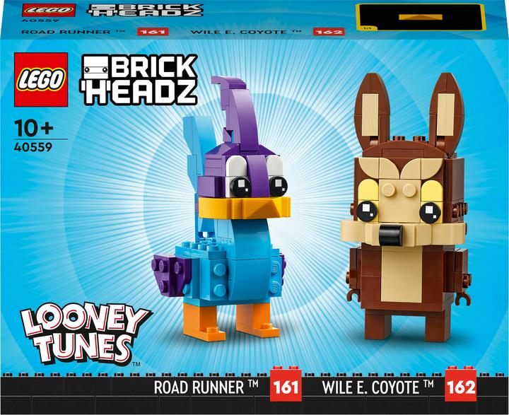 Produktbild LEGO Road Runner & Wile E. Coyote (40559, LEGO Brickheadz)