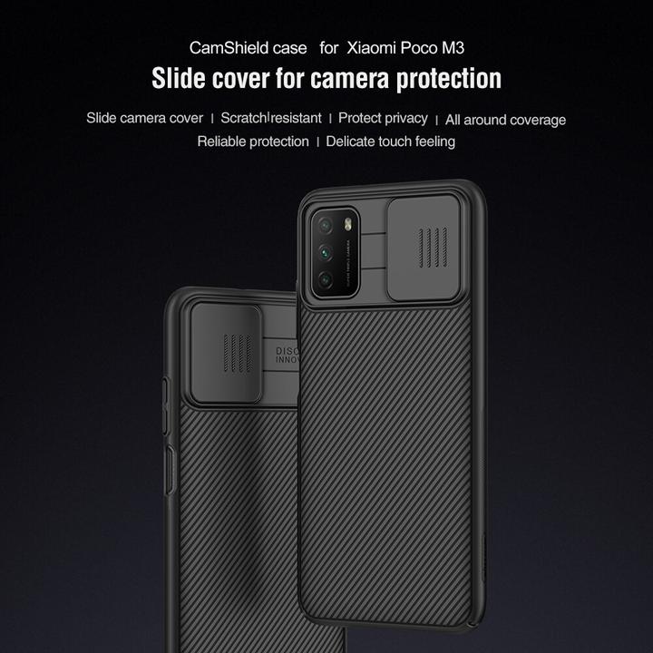 Immagine prodotto Nillkin Copertura rigida della serie CamShield (Xiaomi Poco M3)