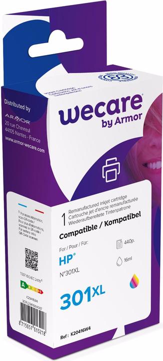 Immagine prodotto Wecare Inchiostro 301XL a colori ricostruito CH564EE per HP DeskJet 2050 18ml (CL)