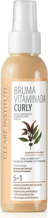 Clearé Institute Curly Vitamin Mist spendet Feuchtigkeit und definiert Locken 125ml (Haargel, 125 ml)