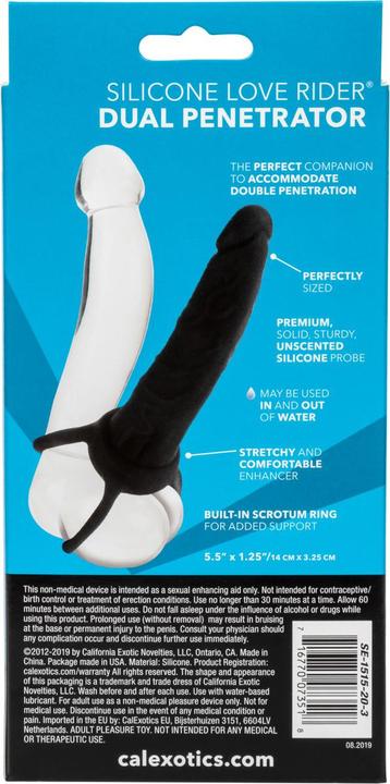Actual product image CalExotics Silicone Dual Penetrator