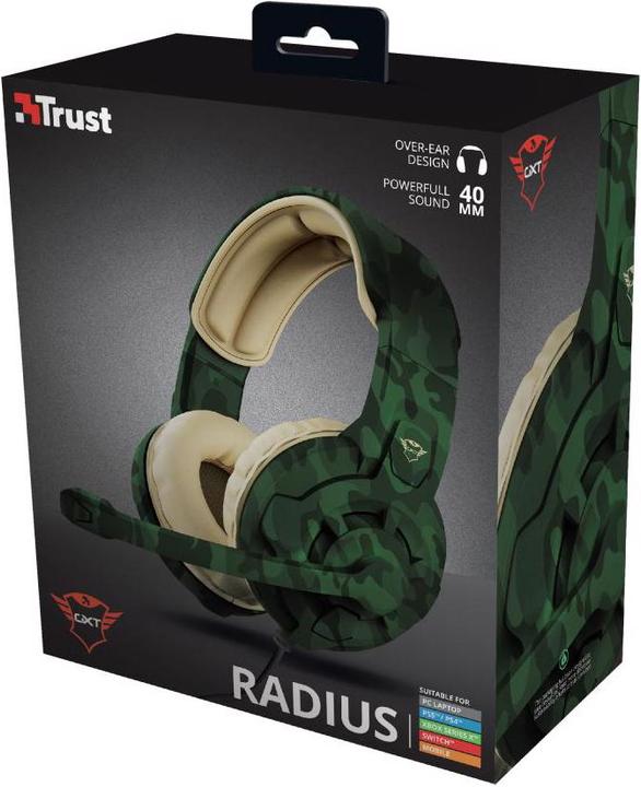 Productafbeelding Trust Balhoofd GXT 411C Radius Groen (Bedraad)