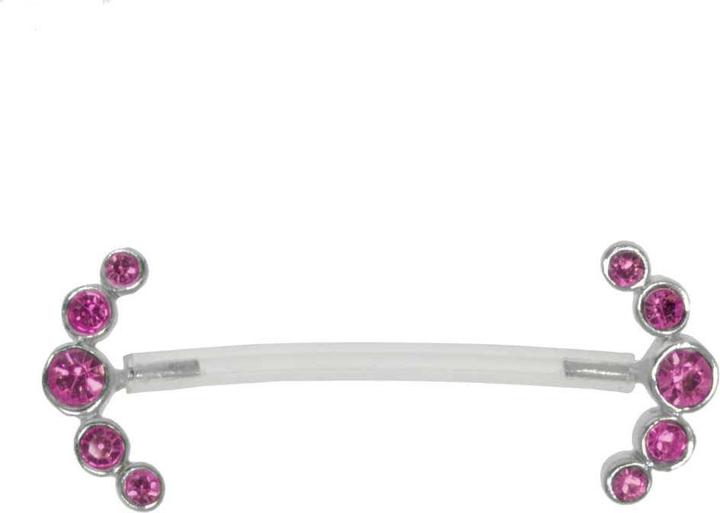 Pink, Silver, Transparent