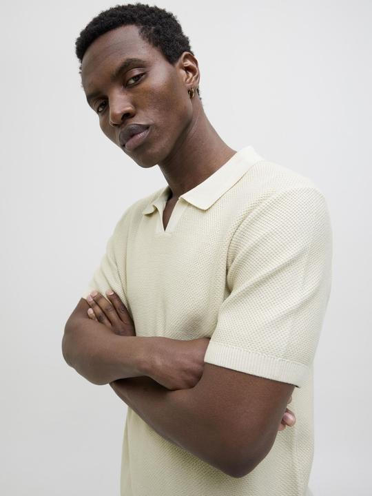 Produktbild Jack & Jones Jprcceaston Knit Split Neck Ss Sn (XXL)