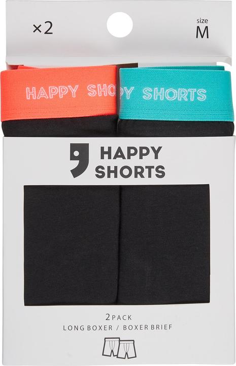 Produktbild Happy shorts Langer Boxer Jersey Boxer Briefs (XL, 2er Pack)