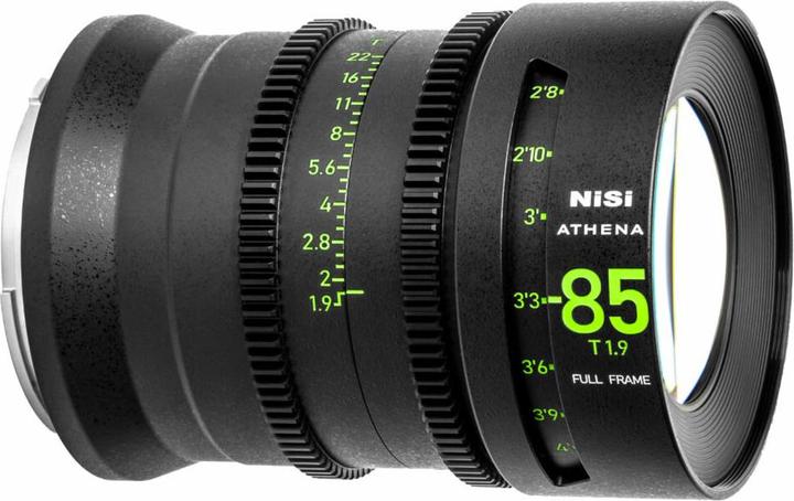 Image du produit Nisi 85mm ATHENA PRIME Full Frame Cinema Lens T1.9 (G Mount | No Drop In Filter) (Monture C, Plein format)